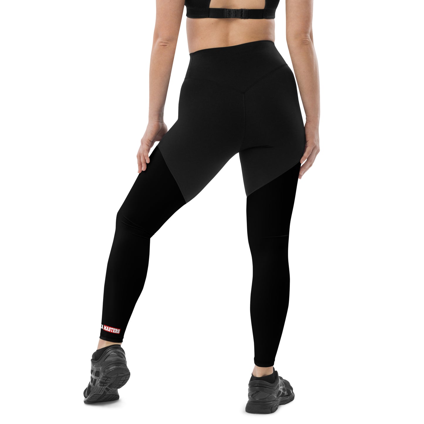 MMA MASTERS Black Sports Leggings