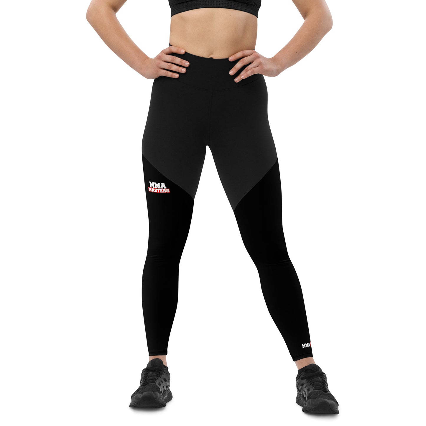 MMA MASTERS Black Sports Leggings