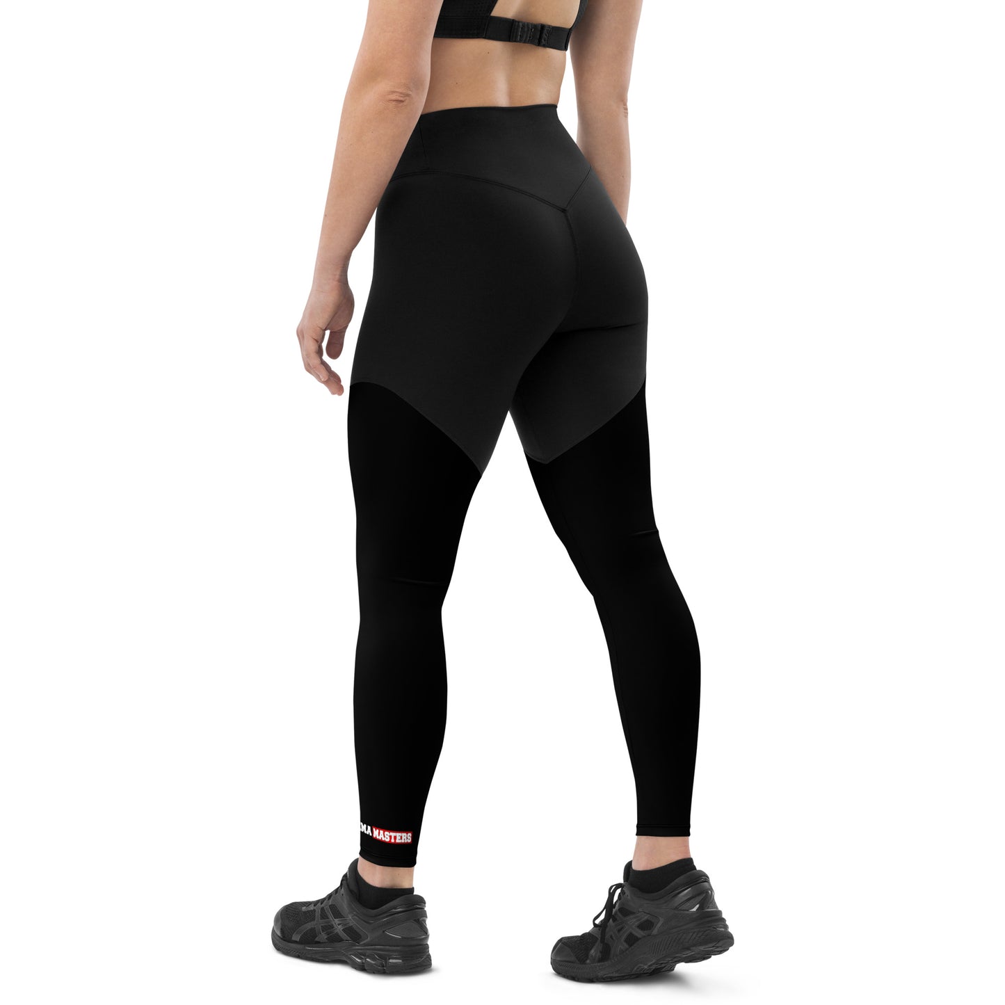 MMA MASTERS Black Sports Leggings