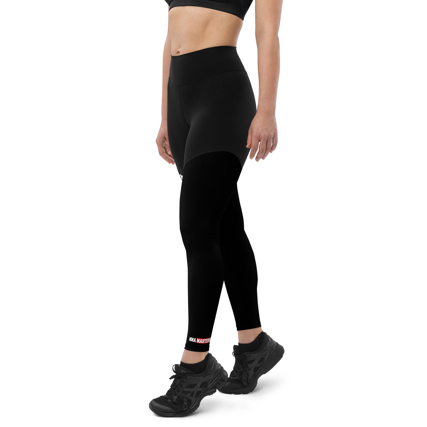 MMA MASTERS Black Sports Leggings