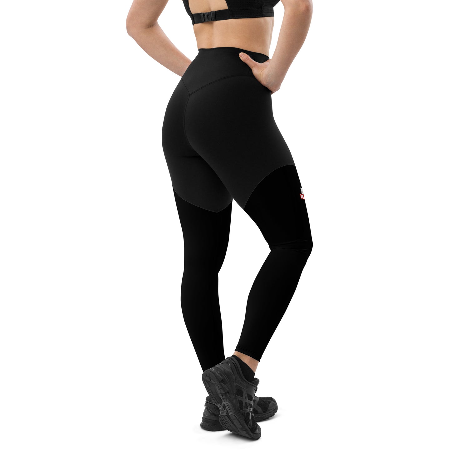 MMA MASTERS Black Sports Leggings