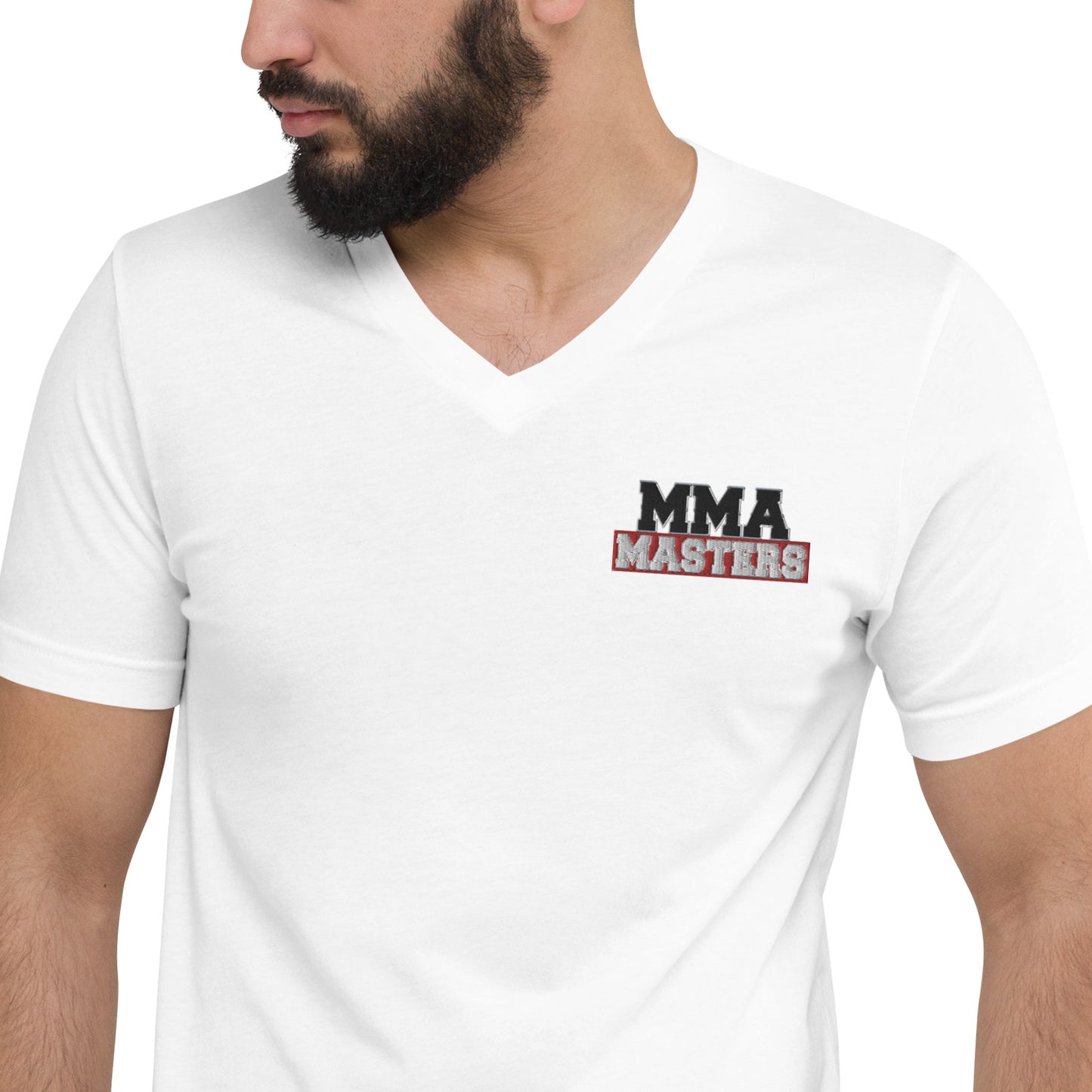 MMA MASTERS Short Sleeve V-Neck T-Shirt