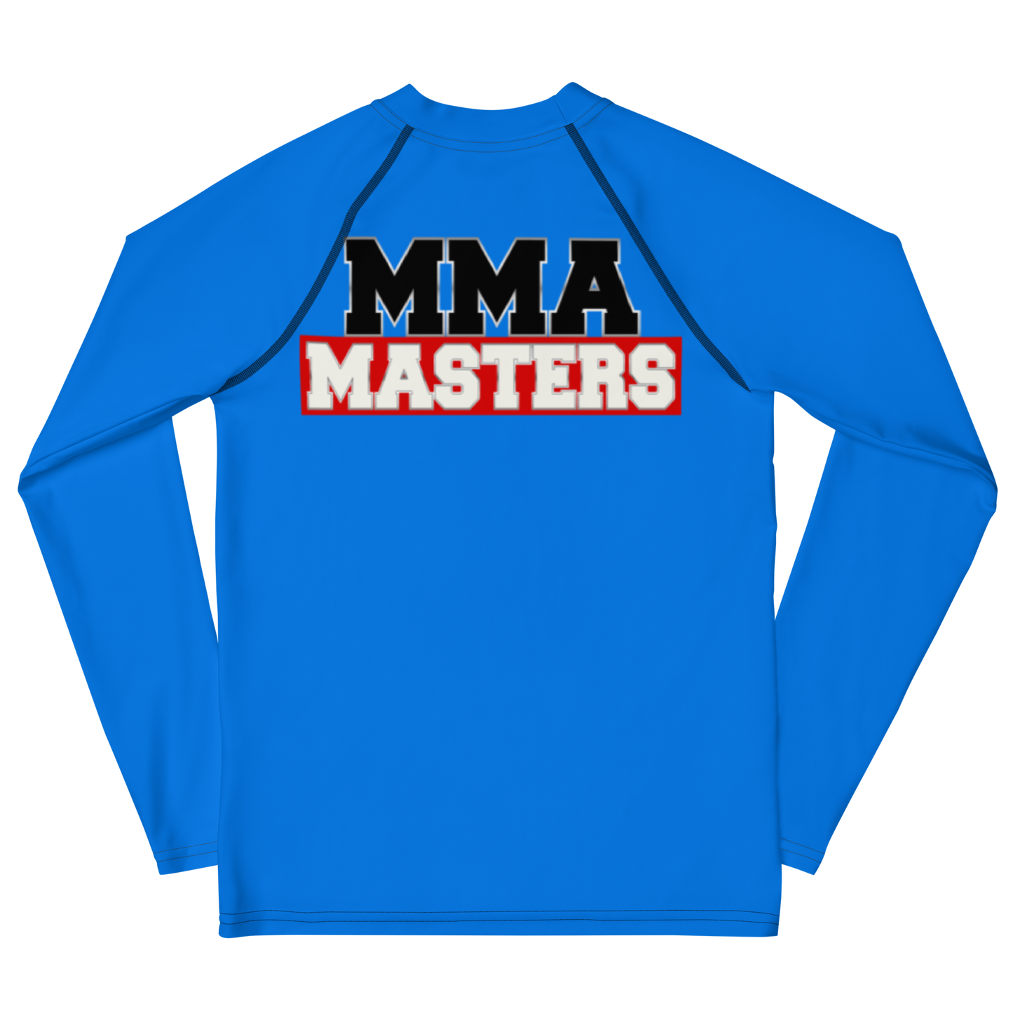 MMA MASTERS Youth Blue Rash Guard