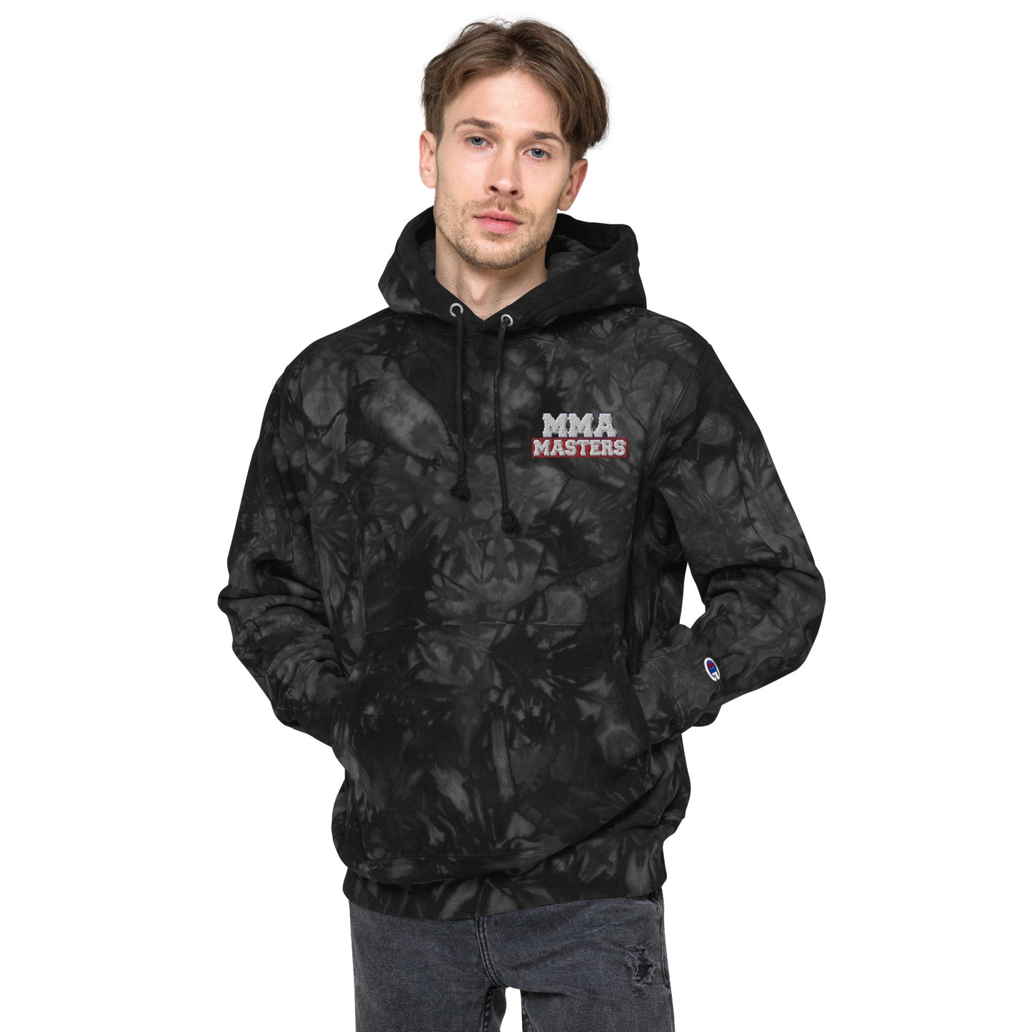 MMA MASTERS Unisex Champion tie-dye hoodie