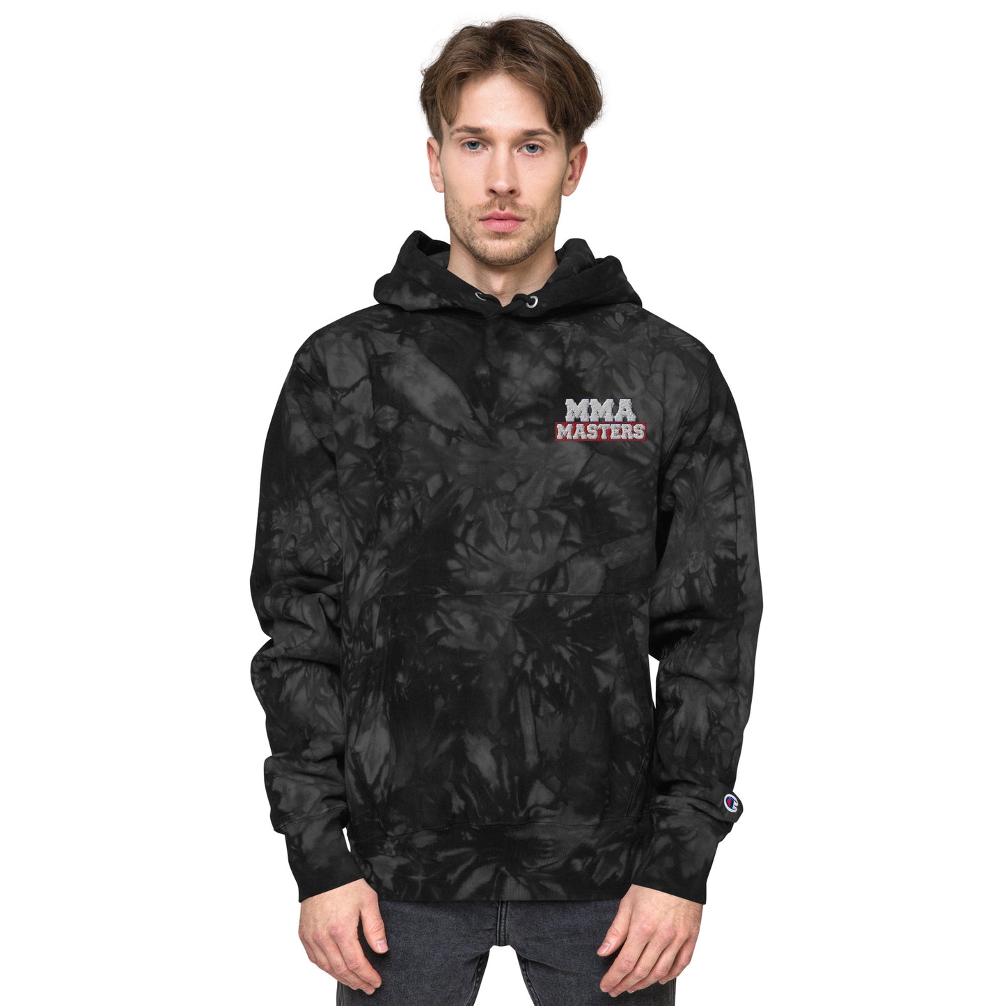 MMA MASTERS Unisex Champion tie-dye hoodie