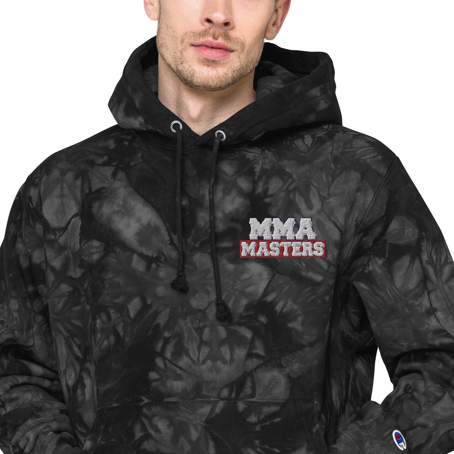 MMA MASTERS Unisex Champion tie-dye hoodie