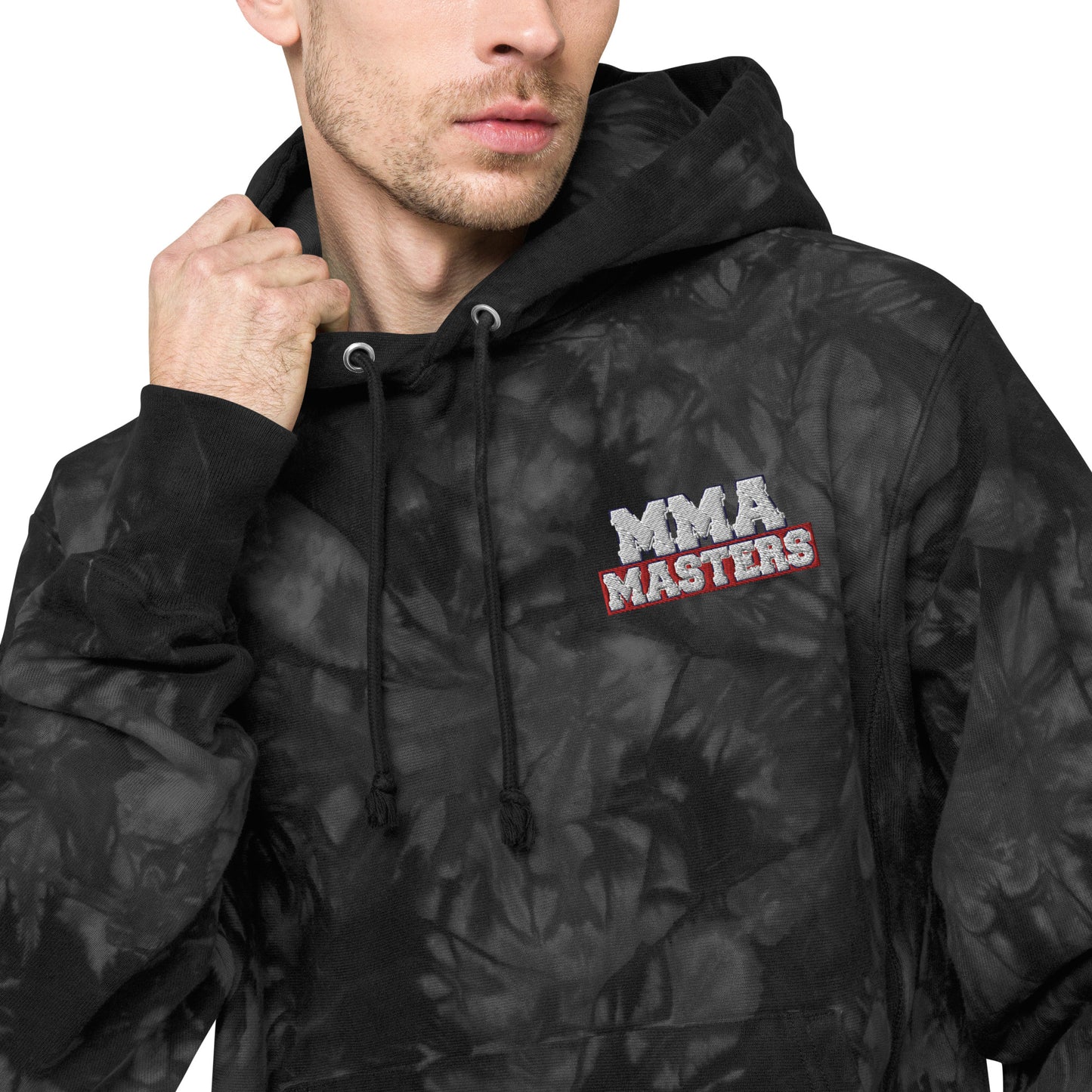 MMA MASTERS Unisex Champion tie-dye hoodie