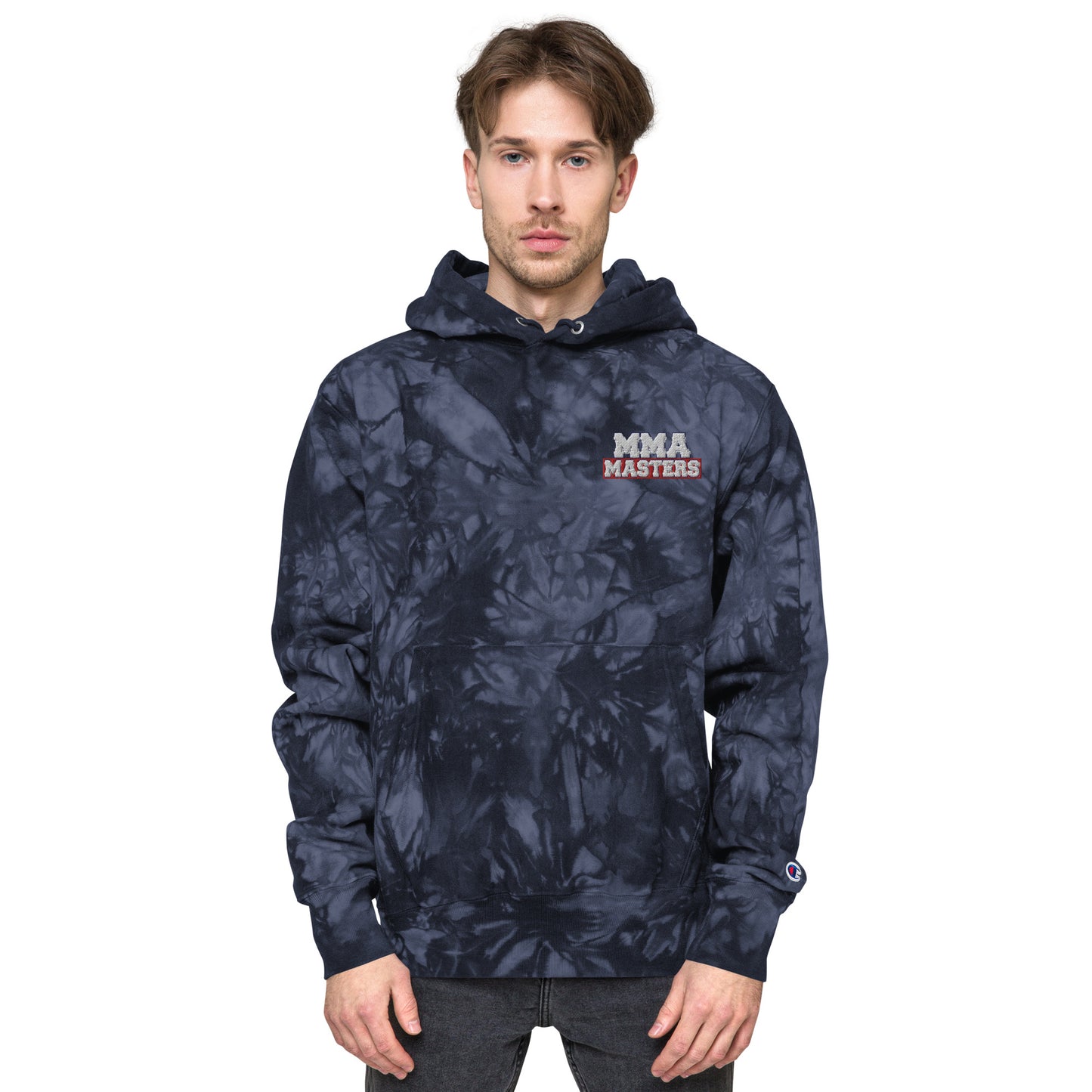 MMA MASTERS Unisex Champion tie-dye hoodie