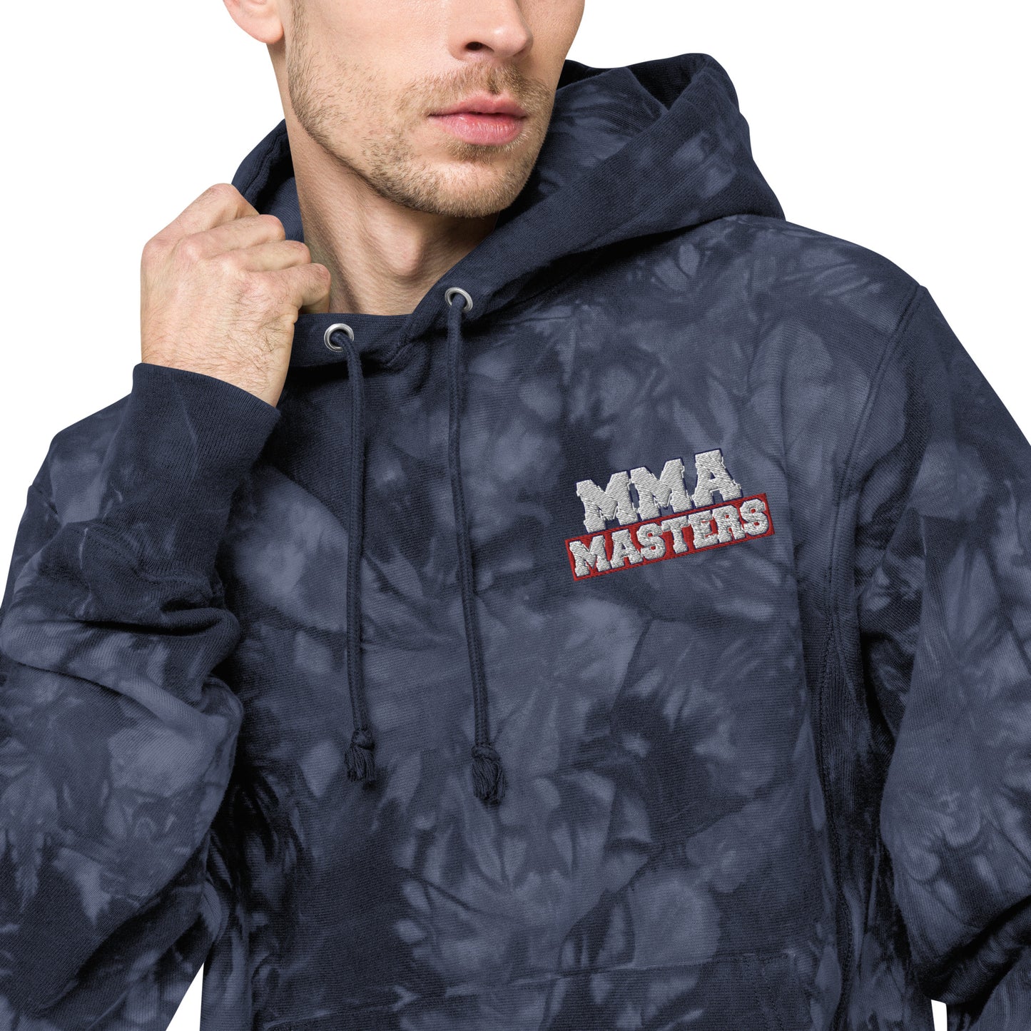 MMA MASTERS Unisex Champion tie-dye hoodie