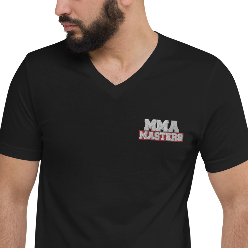 MMA MASTERS Short Sleeve V-Neck T-Shirt