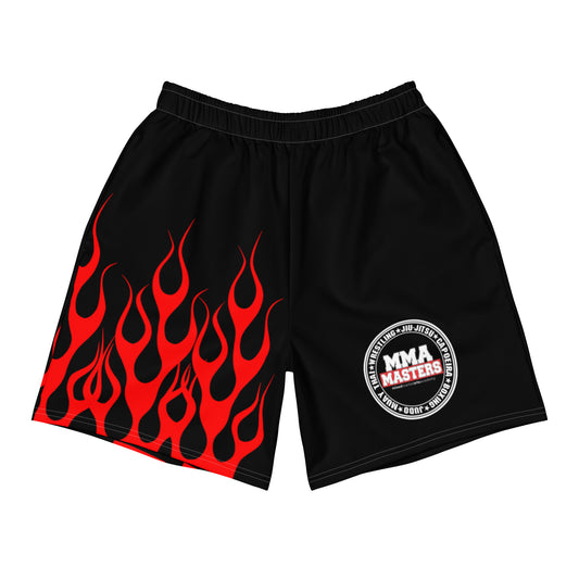 MMA MASTERS Red Flames MMA Athletic Shorts