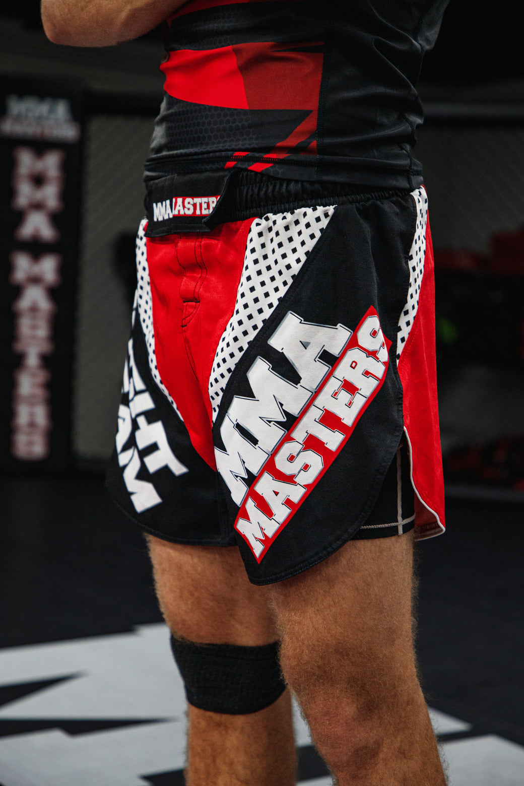 MMA Masters Men's Fight Team Shorts Red