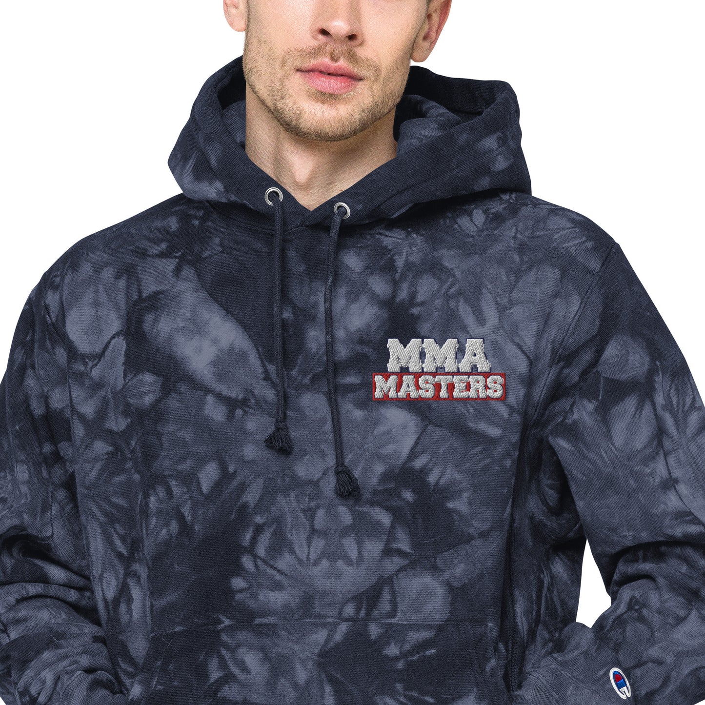MMA MASTERS Unisex Champion tie-dye hoodie